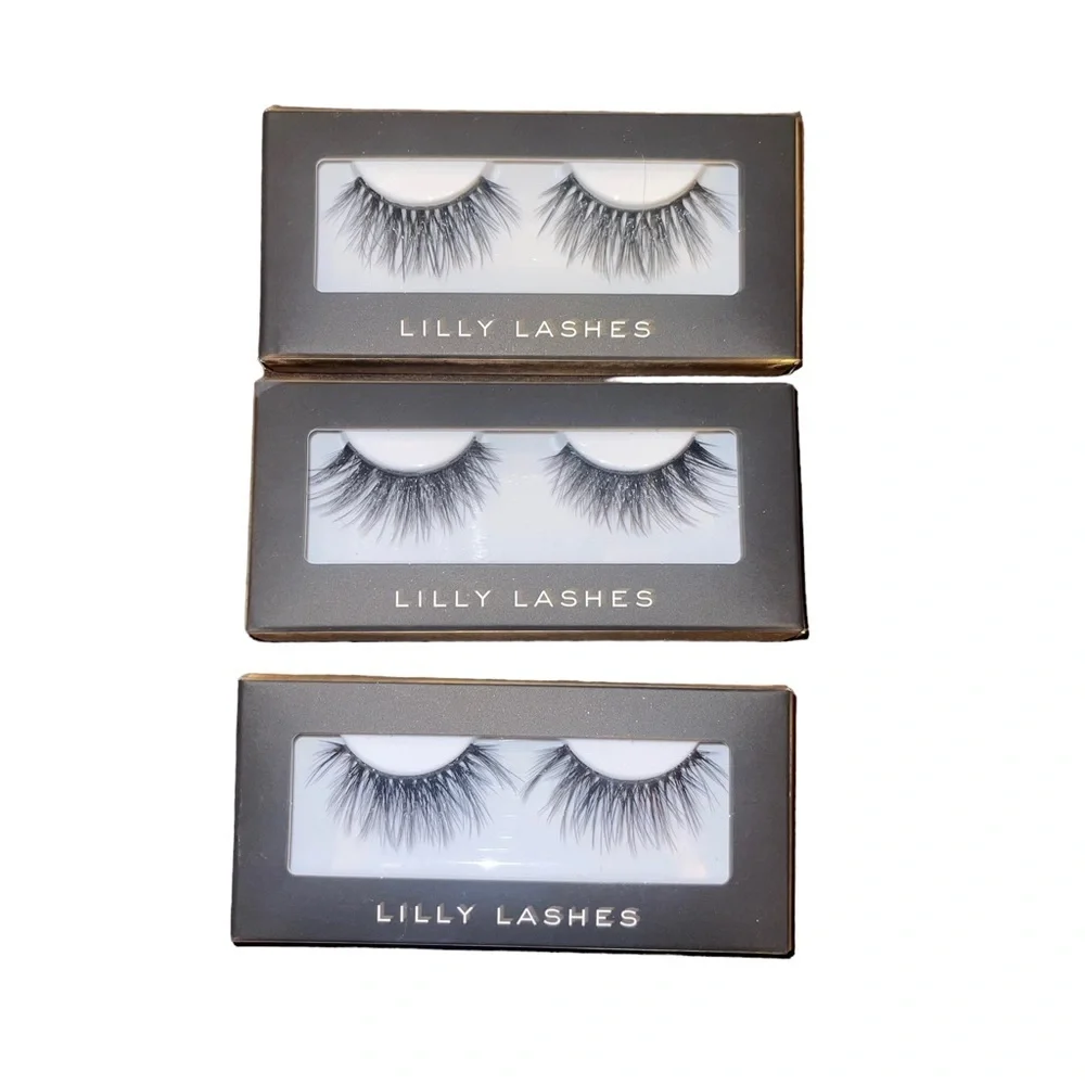 BUNDLE LILLY LASHES Premium Synthetic Faux Mink Lash (3 Pairs) NWT